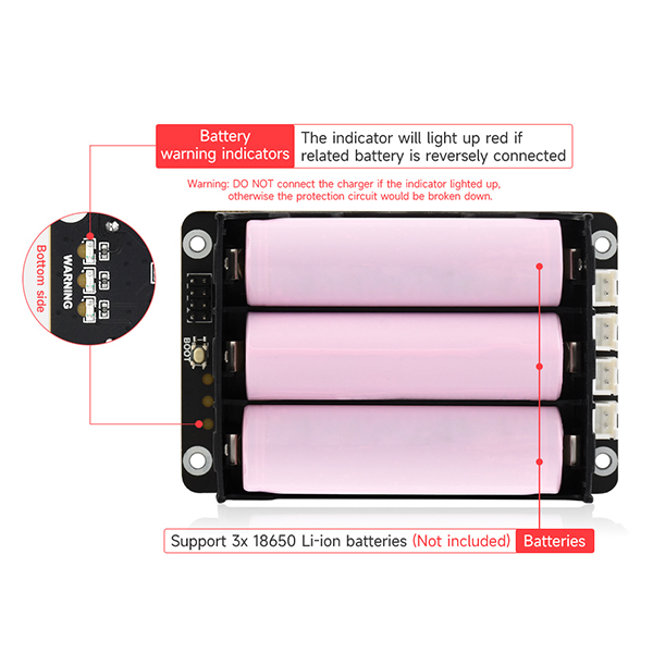 Raspberry Pi 5 ИБП HAT Поддерж – обзор и цена Raspberry Pi Uninterrupted Power Supply Ups 18650